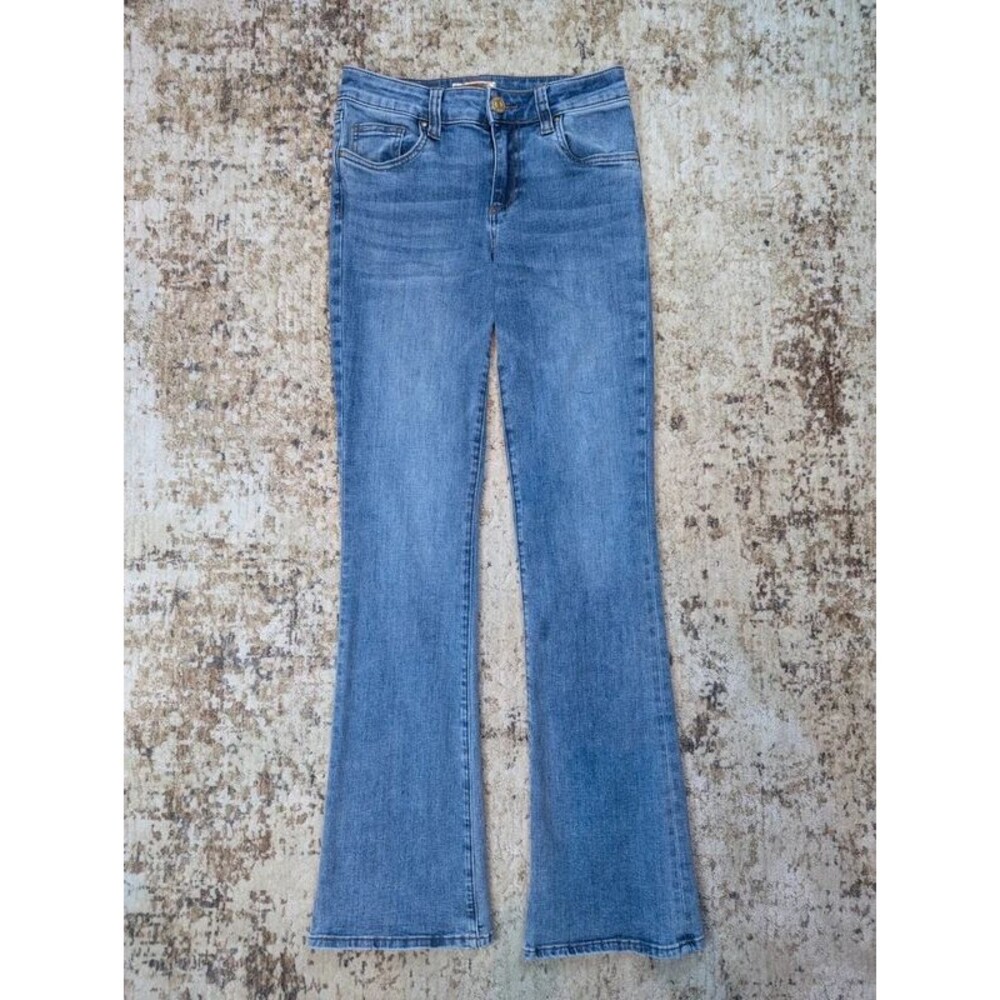 Kut from the Kloth Natalie Flare Mid Rise Jeans Size 0